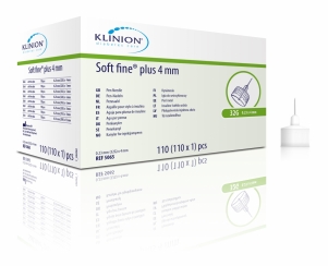 Klinion Diabetes Care Soft Fine 0,23mm 32g * 4mm 110 st/ds